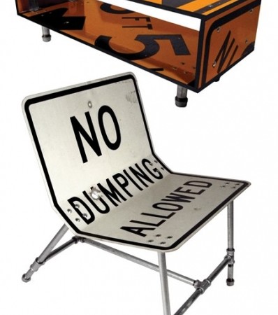 Road Sign Furniture - Tim Delger Road Sign Furniture - Tim Delger