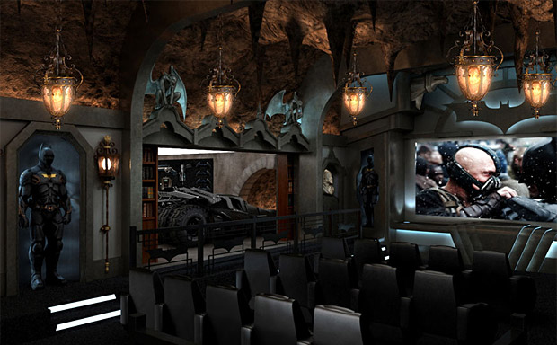 The Dark Knight Themed Home Theater The Dark Knight Themed Home Theater
