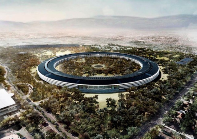 Behind Apple's Campus 2 Headquarters Behind Apple's Campus 2 Headquarters