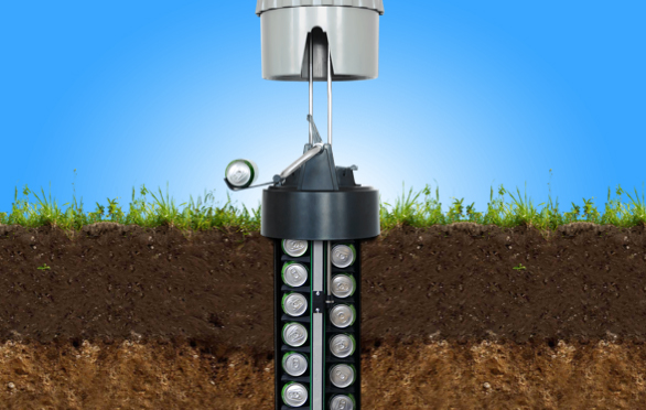 eCool Keeps Your Beer Cold Using the Earth eCool Keeps Your Beer Cold Using the Earth