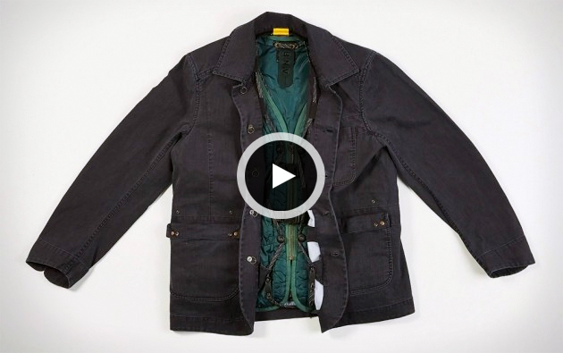 Boneville's Engineer Jacket Turns into a Bag Boneville's Engineer Jacket Turns into a Bag