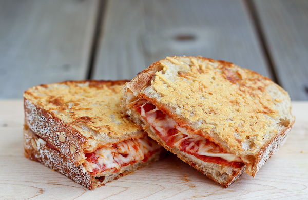 Weekend Recipe: Parmesan Crusted Pepperoni Grilled Cheese Weekend Recipe: Parmesan Crusted Pepperoni Grilled Cheese