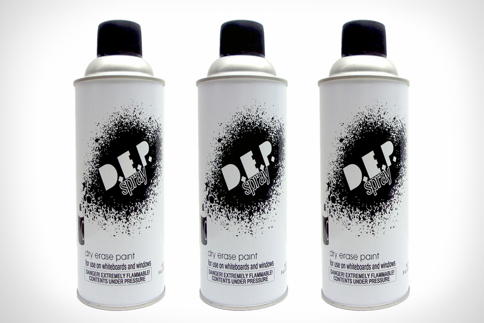 D.E.P. is a Dry Erase Marker in a Spray Can D.E.P. is a Dry Erase Marker in a Spray Can