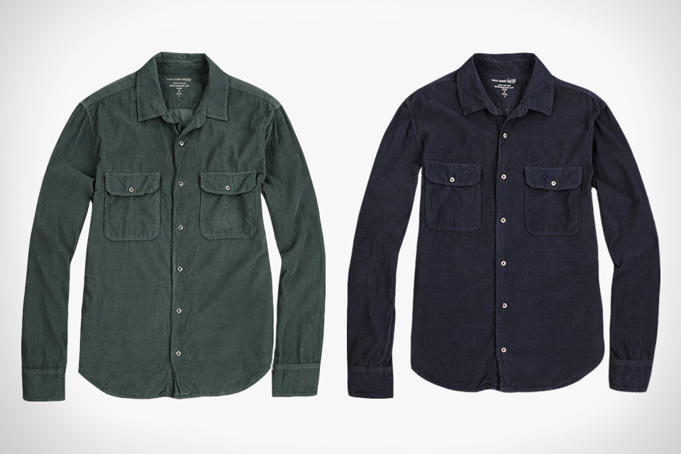 Save Khaki Baby Cord Shirts are Made in the USA Save Khaki Baby Cord Shirts are Made in the USA