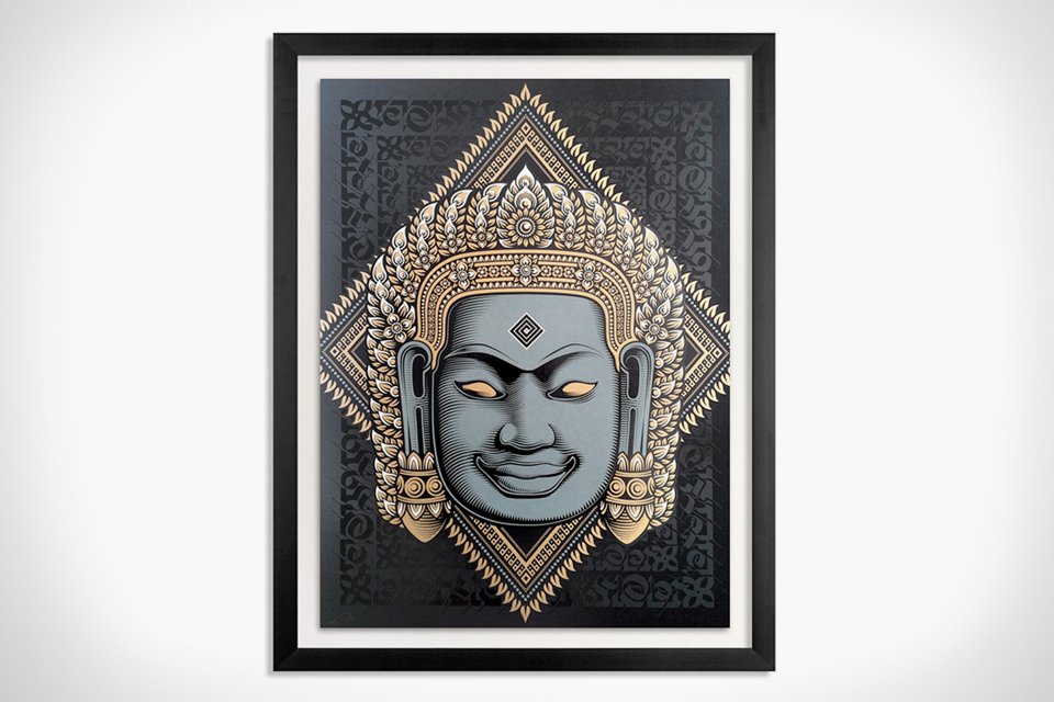 Cryptik Releases Bayon Buddha Serigraph Print Cryptik Releases Bayon Buddha Serigraph Print